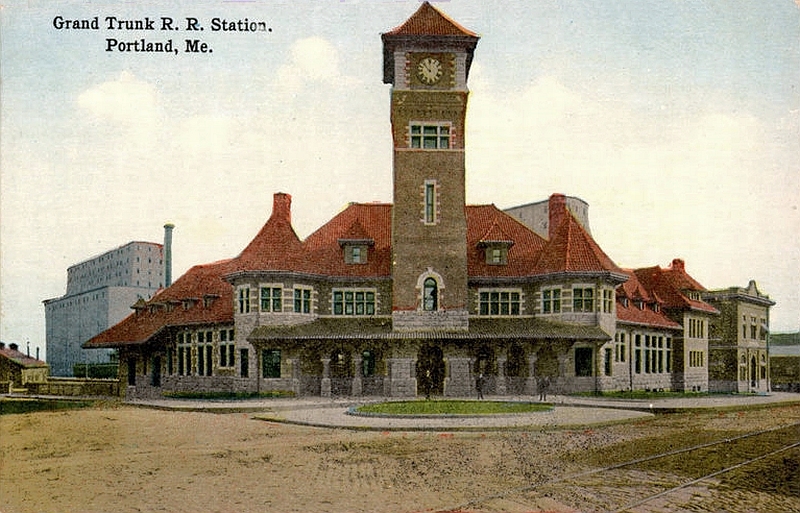 transpress nz former Grand Trunk Railroad station at Portland, Maine