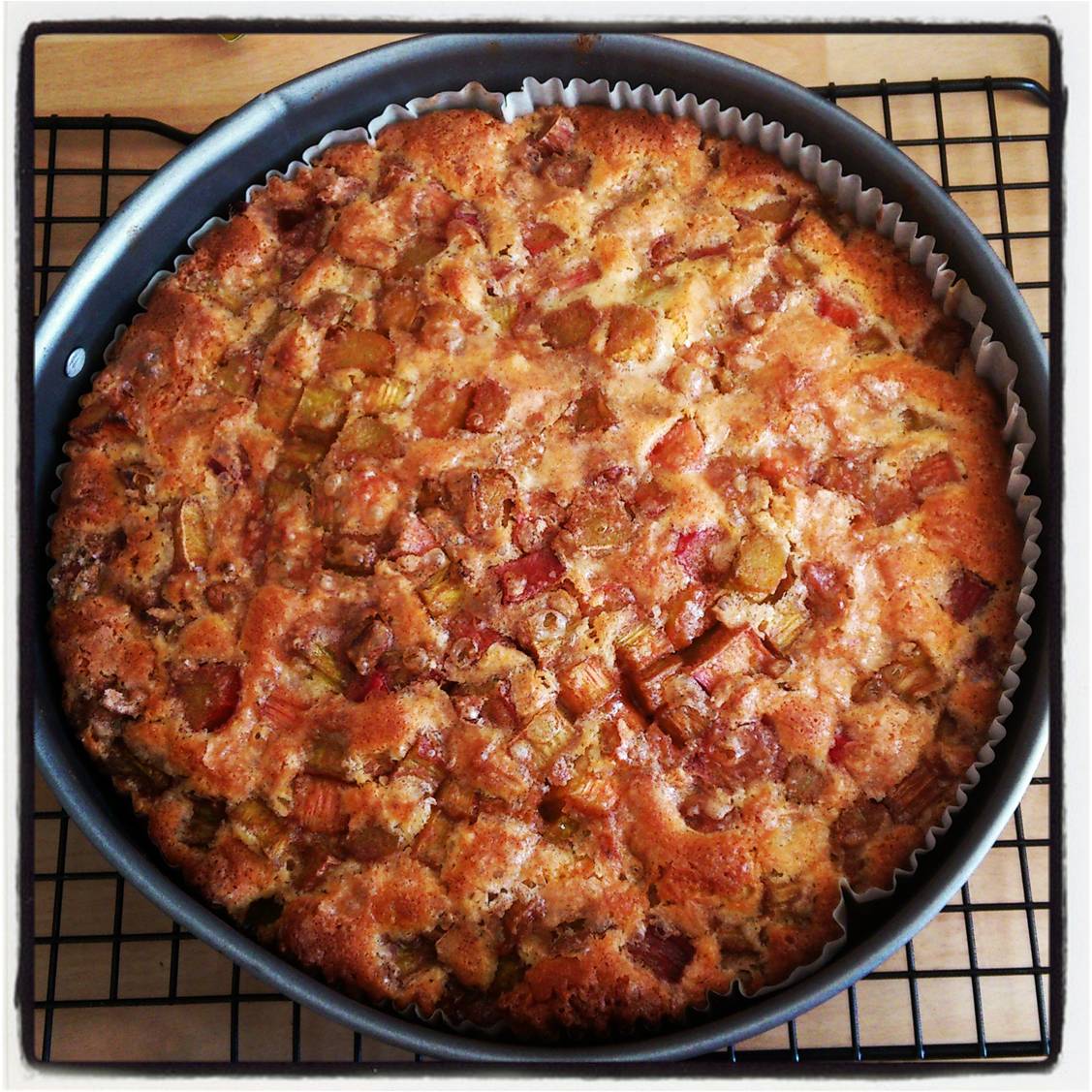 Yet Another Rhubarb Cake Utterly Scrummy Food For Families