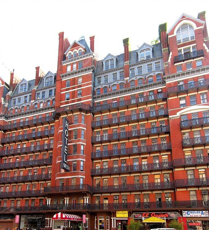 ART and ARCHITECTURE, mainly The legendary Chelsea Hotel, New York