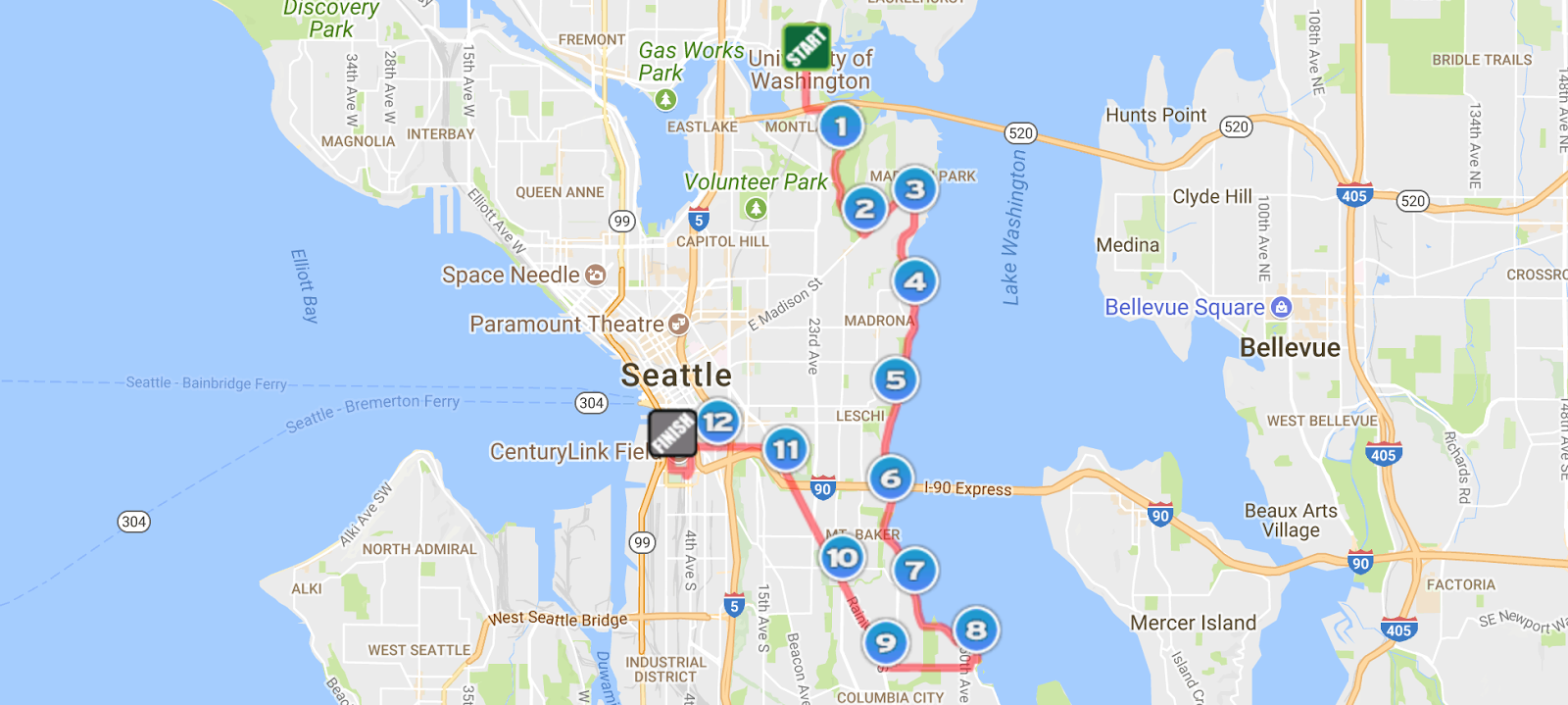 The Adventures of Team WilSun 2017 Rock 'n' Roll Seattle Half